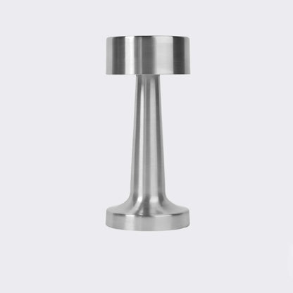 Draadloze Tafellamp Metaal met USB-Oplaadbaar Dimbaar Licht 22cm