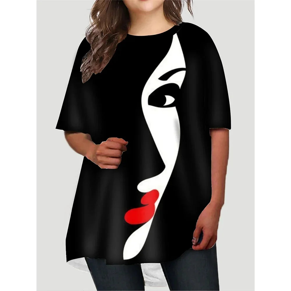 Kunst T-shirt Uniek Stijlverf Design