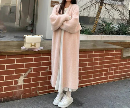 Lange Zachte Cardigan voor Vrouw