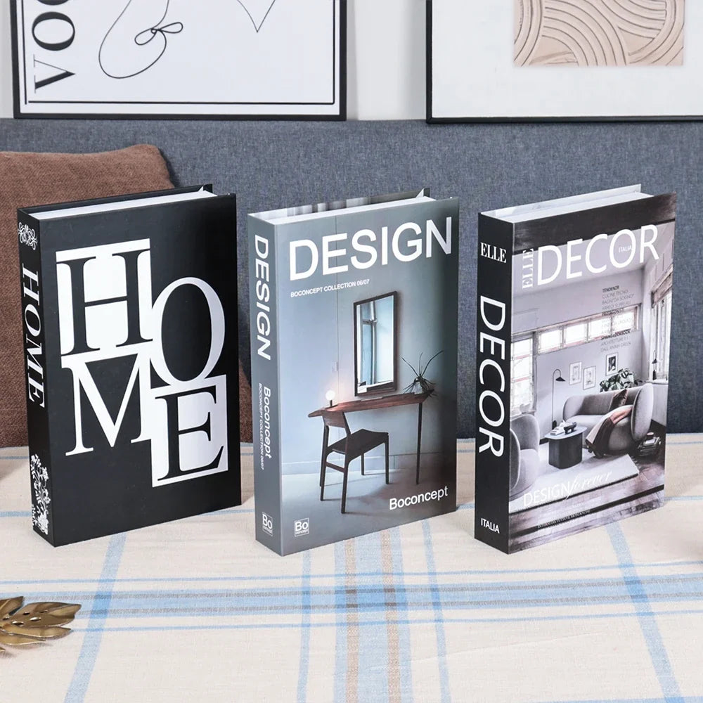 Salontafel Decoratie Boeken Set 3 Stuks Opvouwbaar Design Koffietafel Styling