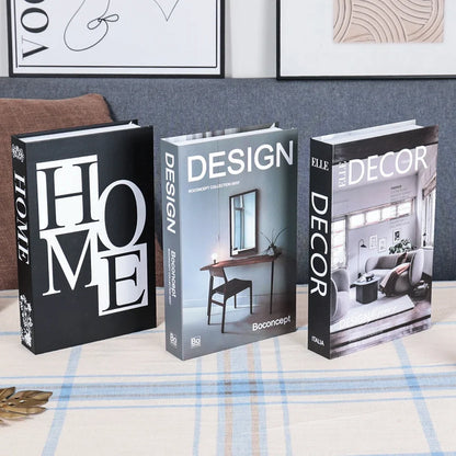 Salontafel Decoratie Boeken Set 3 Stuks Opvouwbaar Design Koffietafel Styling