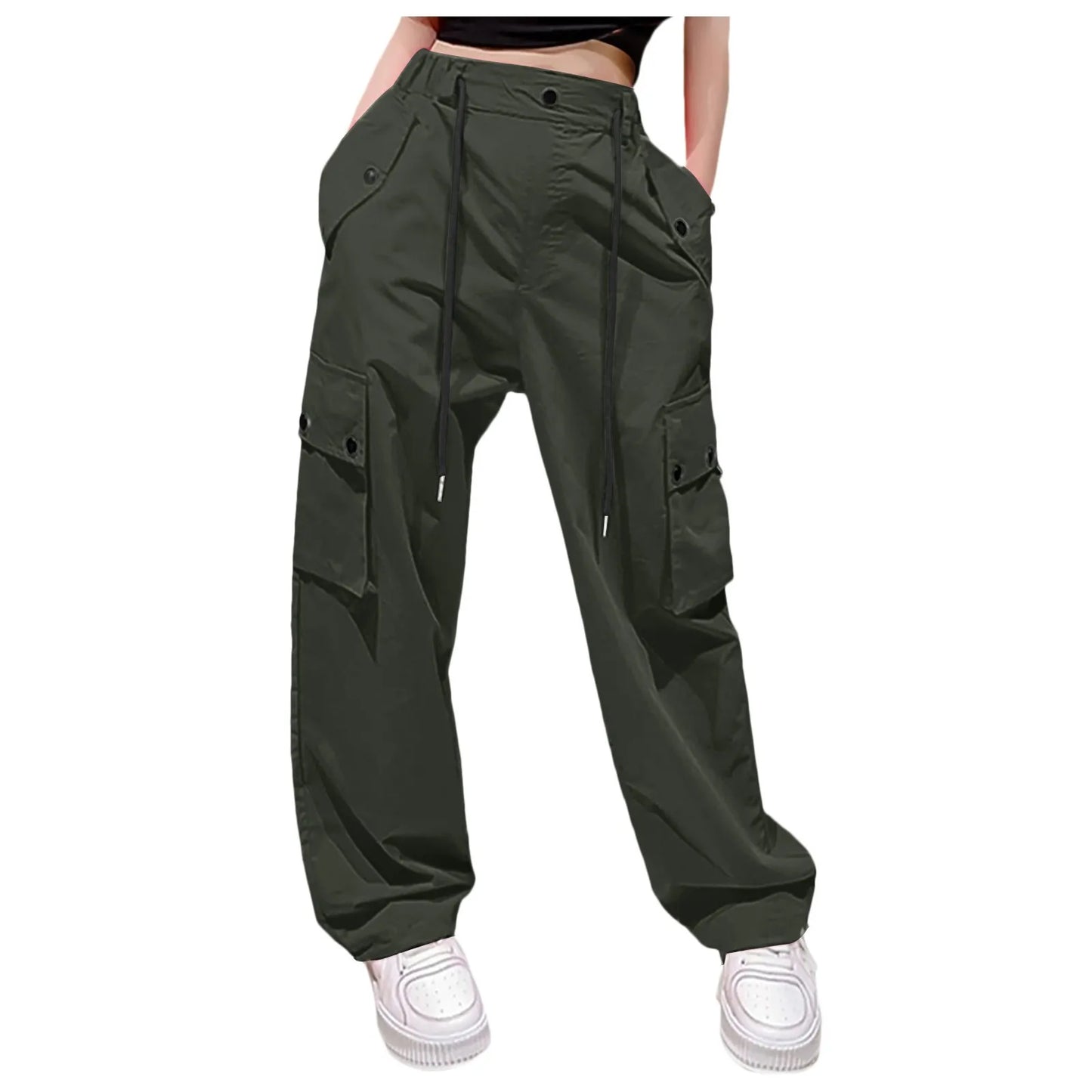 Grijze Cargo Broeken Urban Stijl