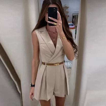 Dames Overall Zwart Elegante Jurkstijl