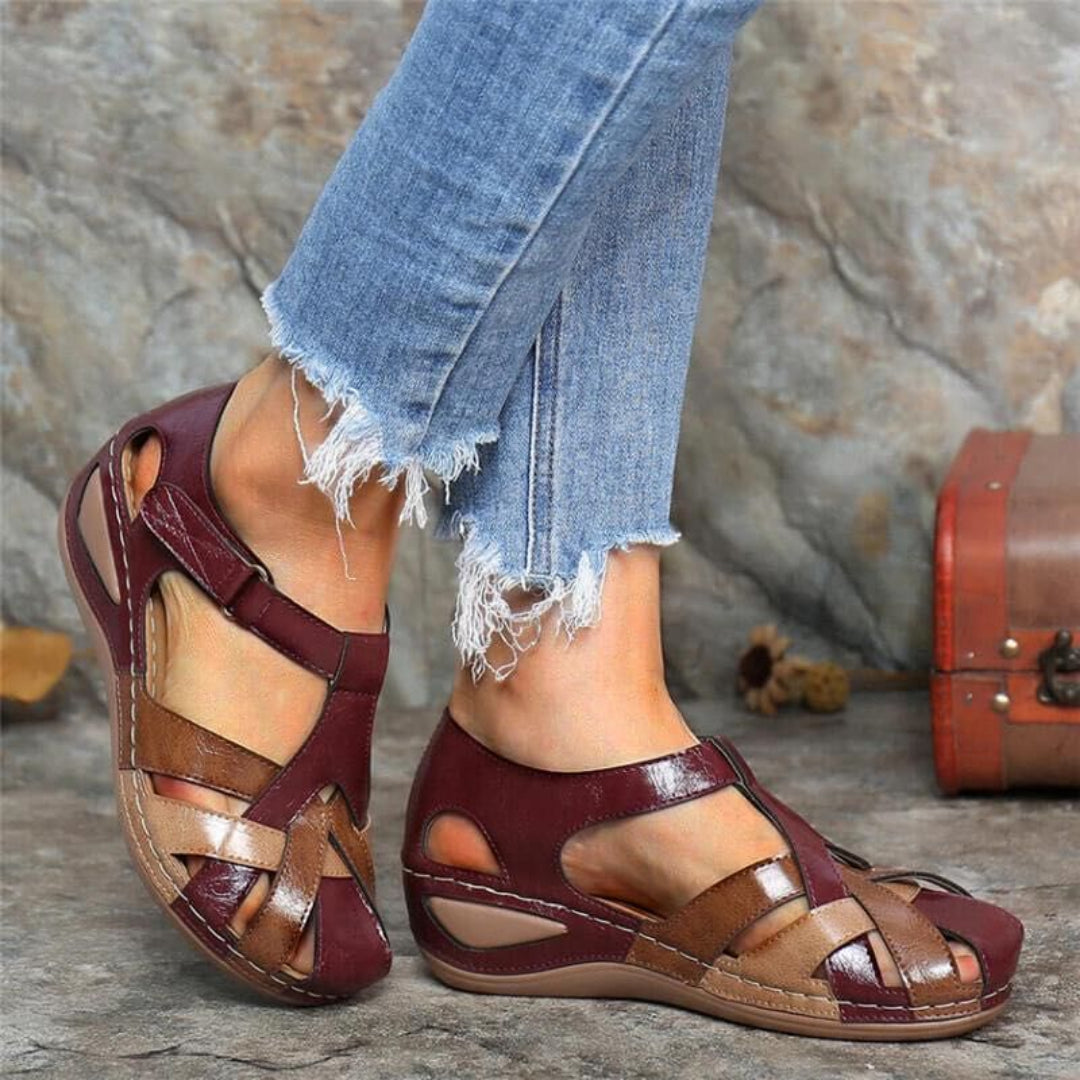 Vrouwensandalen Lage Comforthakken Zomer - StudioMarella