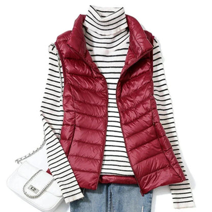 Dames Bodywarmer Lichtgewicht Puffer jas voor Lente