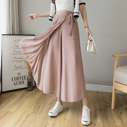 Lichte Zomer Broek van Chiffon Stof