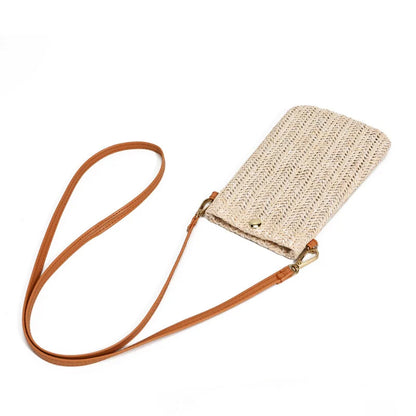 Stro Clutch Zomerse Handtas Mode Accessoire