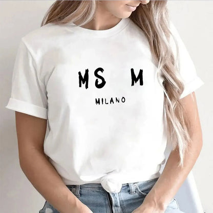 Elegante T-shirt voor Vrouw Met Strik Detail