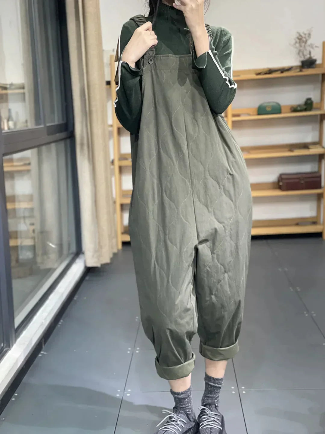 Vrouwelijke Overalls Winter Warm en Casual