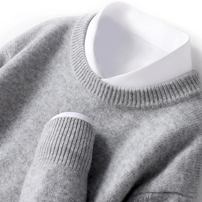 Merino Wollen Sweater Heren Warm en Comfortabel