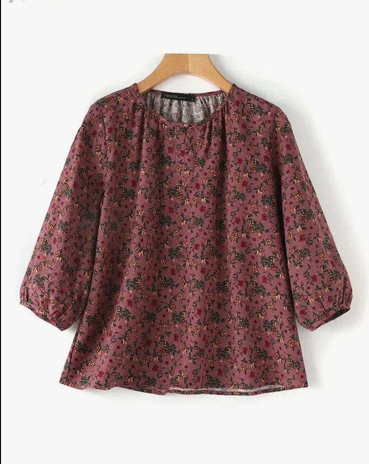 Vrouwelijke Bloemenprint Tuniek Zomer Top