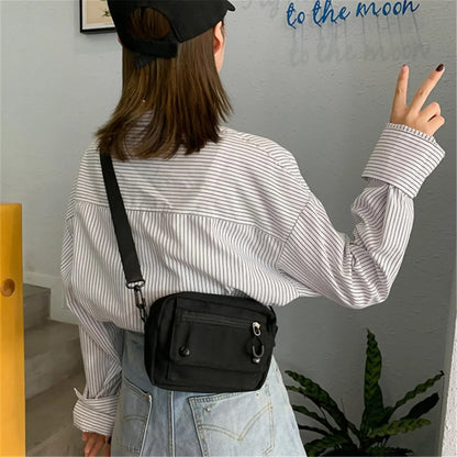 Vrouwelijke Messenger Tas Canvas Stof