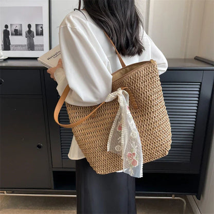 Woven Tas Zomer Stijl Lichtgewicht