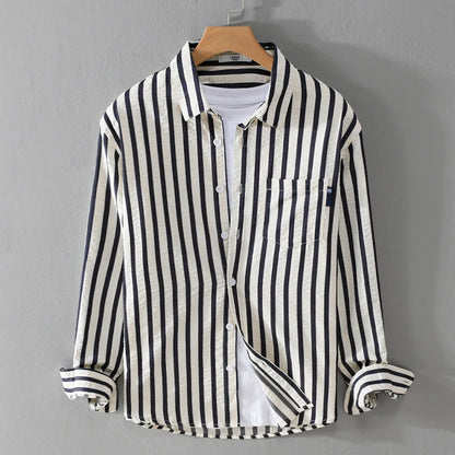 Elegante Mannen Overhemd Slim Fit