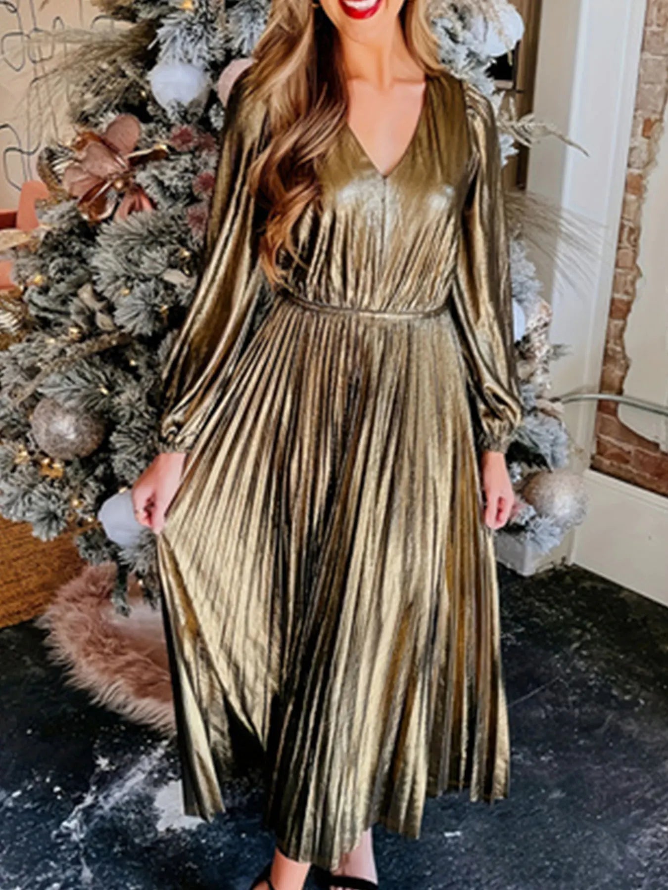 Plus Size Lente Jurk Glamour Rokjurk - StudioMarella