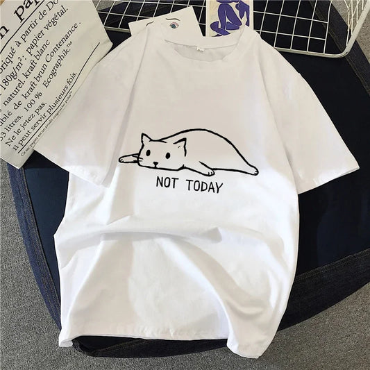 Katten T-Shirt Grappig Kat Penseel Design - StudioMarella