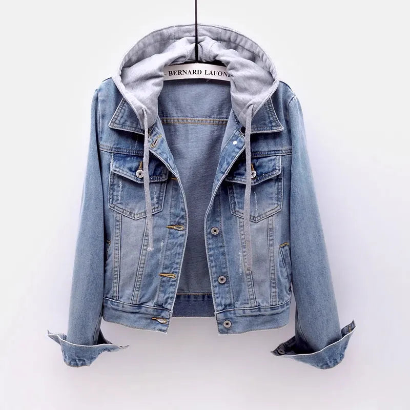 Dames Jeansjasje Blauw Denim Jasje - StudioMarella