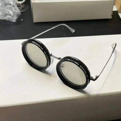 Zonnebril met Donkere Glazen UV400 Bescherming Zwart Retro Goud Zilver Fashion