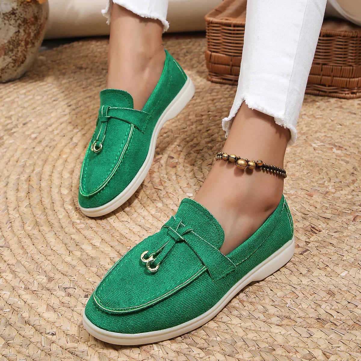 Vrouwenschoenen Plat Casual Faye Leer