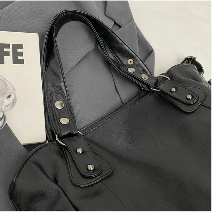 Grote Handtas voor Dames Soepel Leer Look