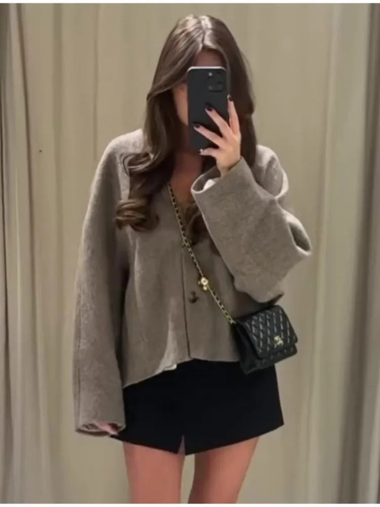 Oversized Blazer Comfortabel Modern Minimalistisch