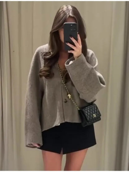 Oversized Blazer Comfortabel Modern Minimalistisch