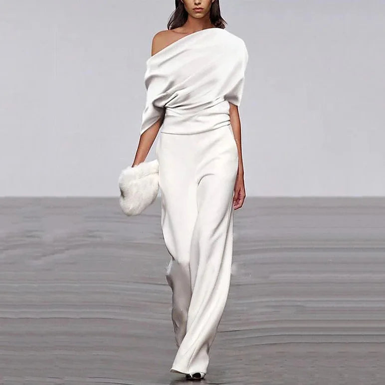 Een Mouw Jumpsuit Jurk Zomer Collectie - StudioMarella