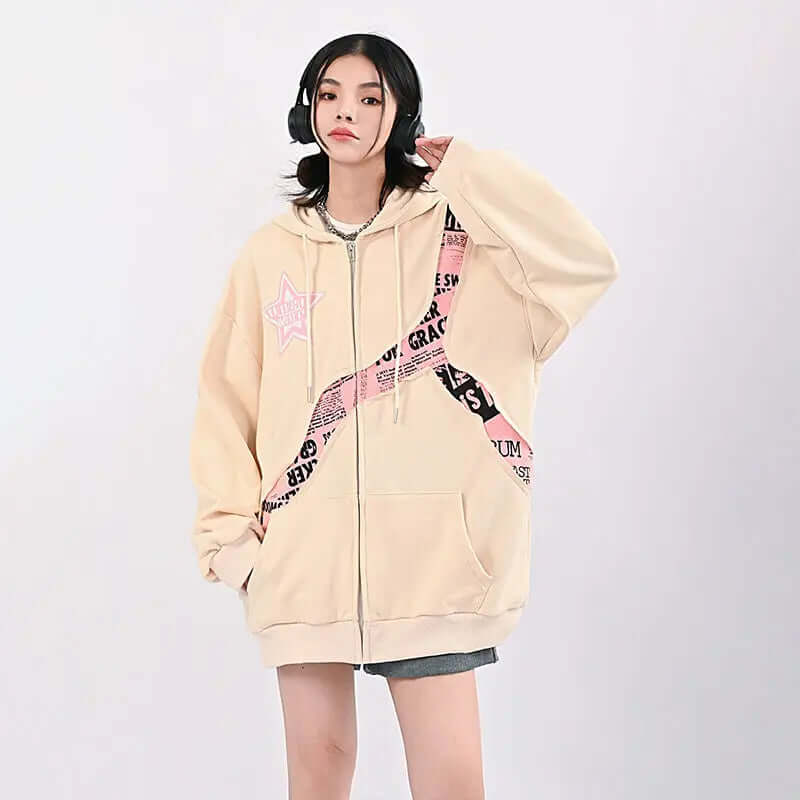 Dames Hoodie Oversized Comfortabel Met Leuke Prints