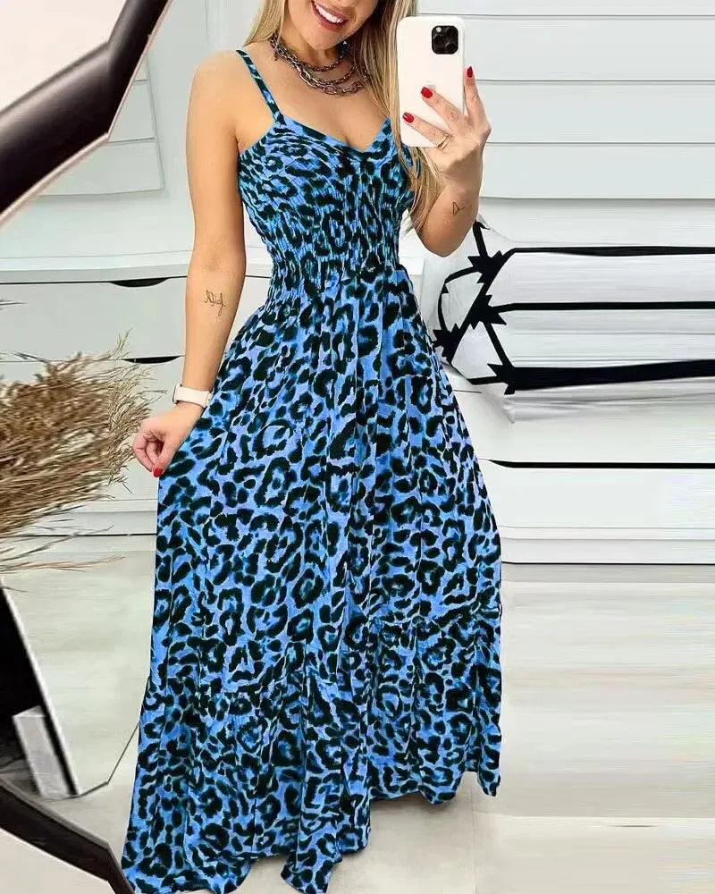 Korte Jurk Hoge Taille Modieus Zomermodel