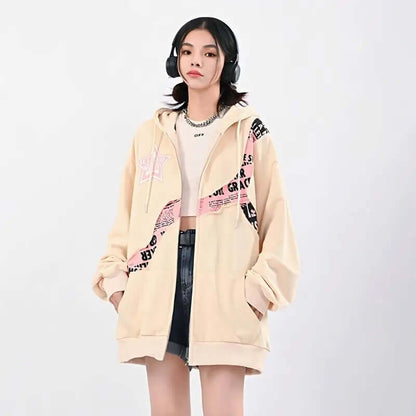 Dames Hoodie Oversized Comfortabel met Leuke Print - StudioMarella
