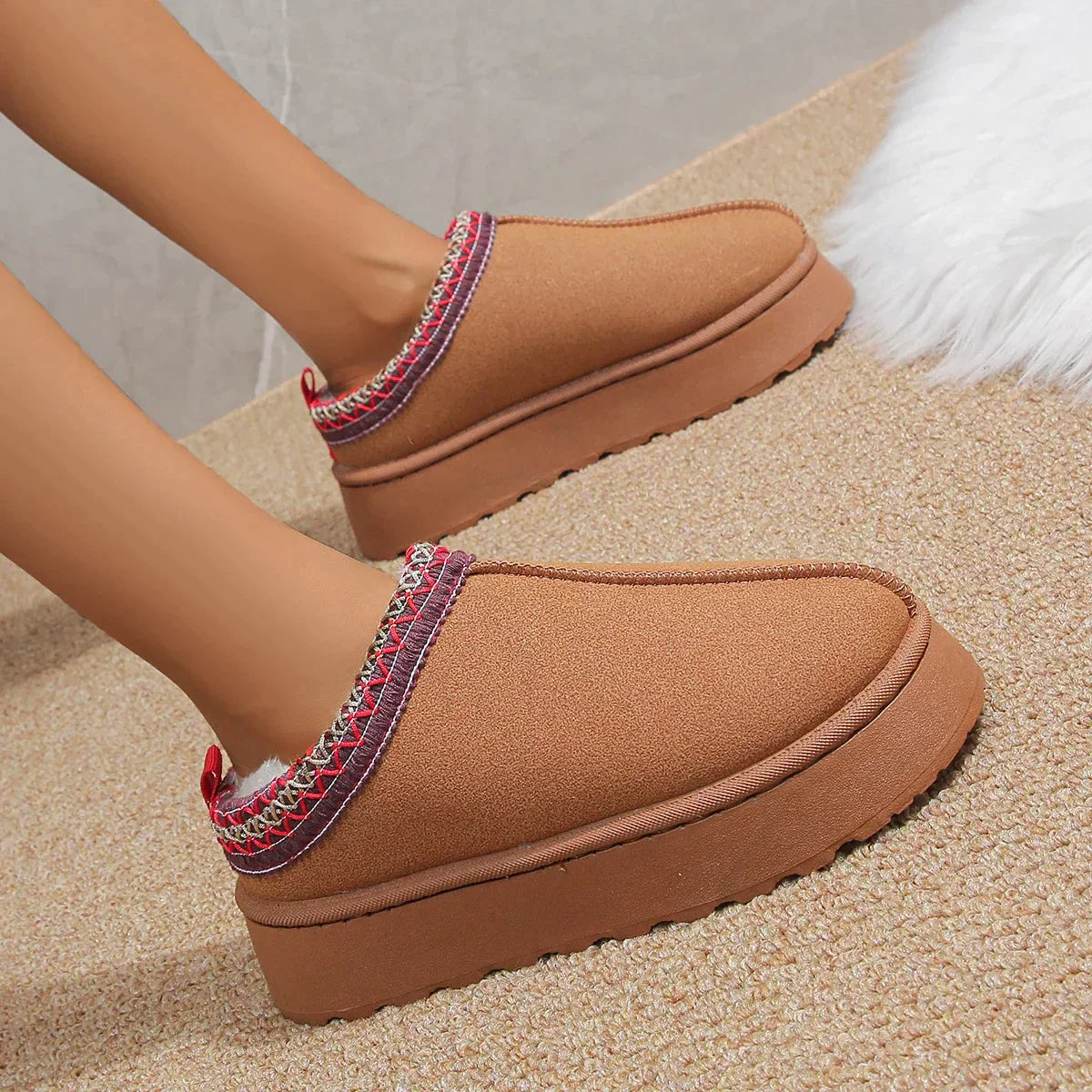 Vrouwen Winterschoenen Warm Waterdicht en Comfortabel