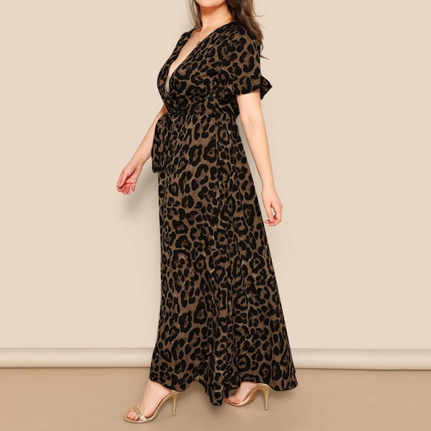 Maxi Jurk Lange Zomerjurk Elegante Stijl