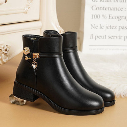 Leren Stivaletto Warm Winterlaarzen - StudioMarella