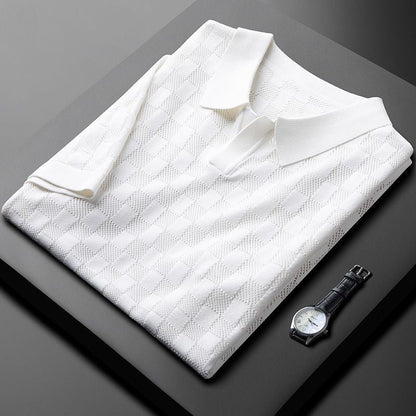 Gebreide Polo Shirt Heren Klassiek Comfortabel - StudioMarella