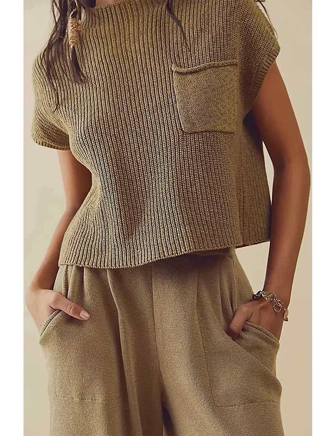 Dames Leer Vest Zwart Elegant Model - StudioMarella