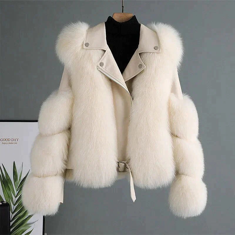 Leren Jas Vrouw Warm en Elegant