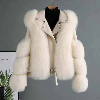 Leren Jas Vrouw Warm en Elegant