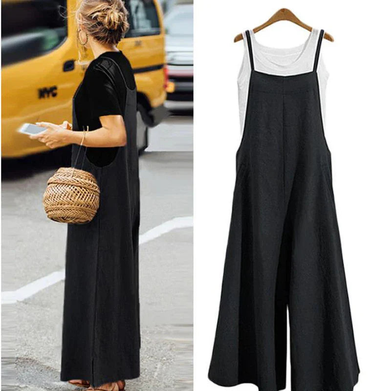 Zomerse Jumpsuit met Korte Mouwen