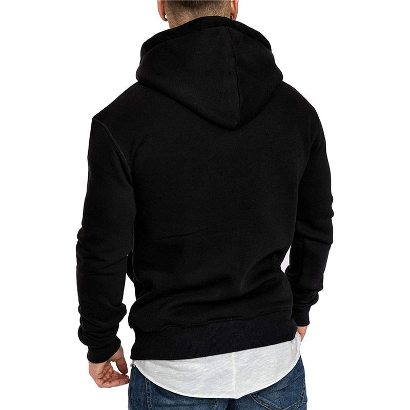 Heren Hoodie Zacht Casual met Buidelzak voor Dagelijks Gebruik