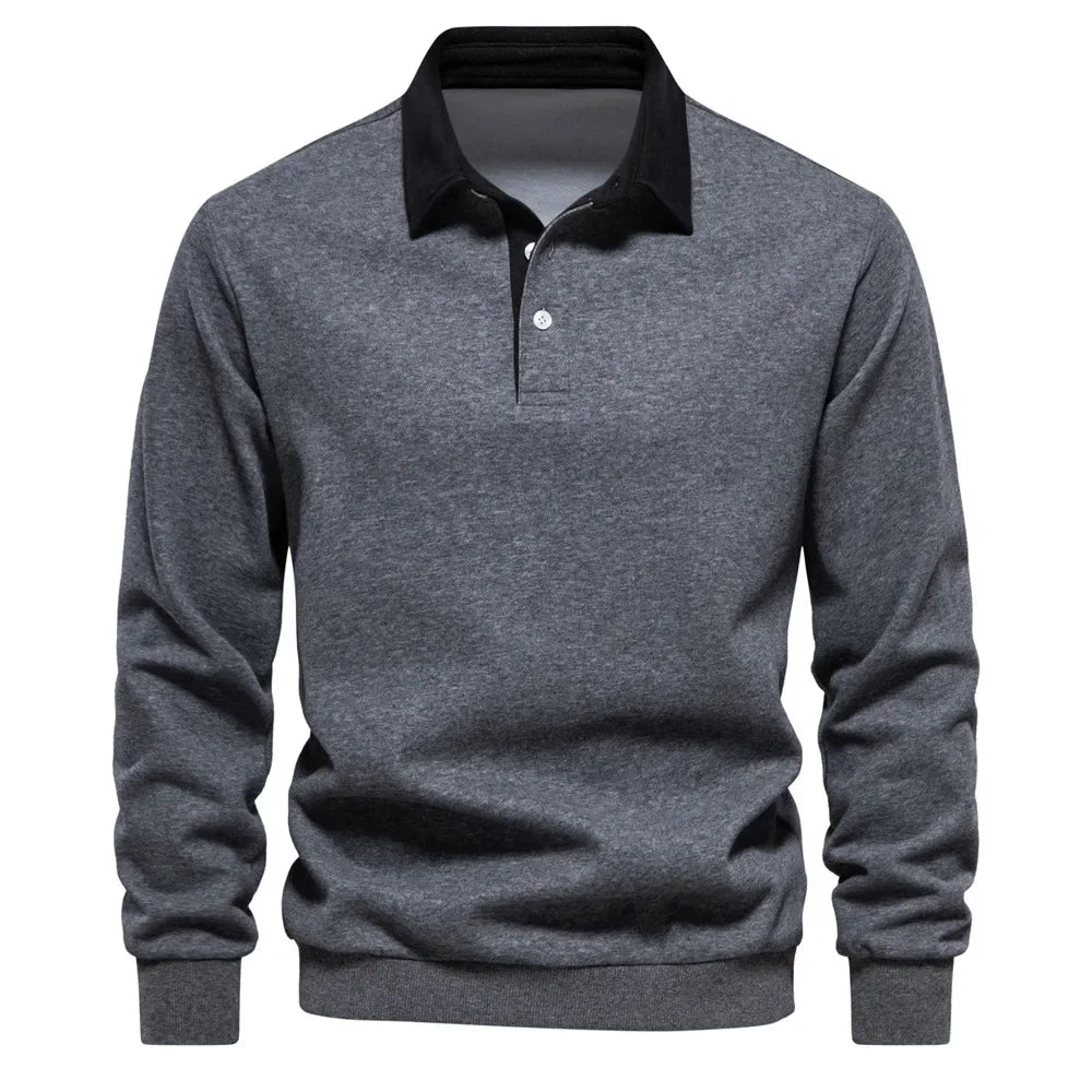 Polo Shirt Mannen Klassiek Wit