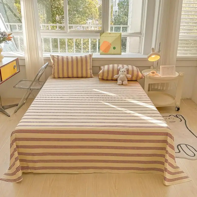 Sansoti | Percale Katoenen Beddenset | 100% Biologisch | Ademend & Zacht | 3-delig