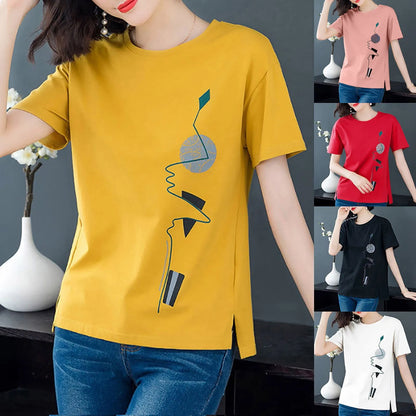 Vrouwelijke Zomerblouse Elegant en Luchtig