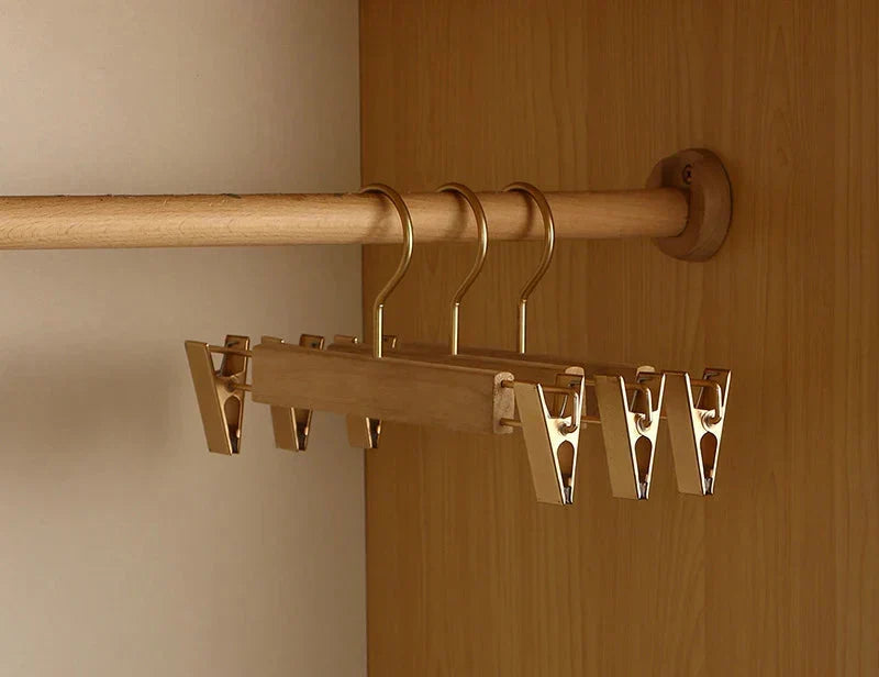 Overhemdhangers Hout Set van 2 Antislip Brede Schouder