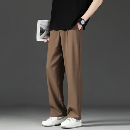 Heren Broek Relaxed Fit Rechte Streep Pietersbier