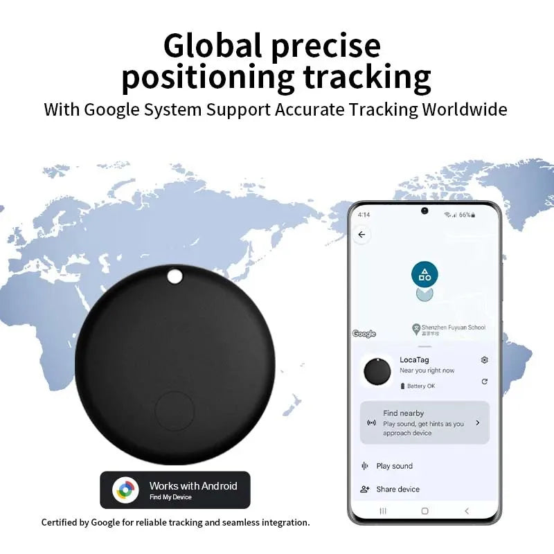 Huisdier Tracker Halsband Polyester Kunststof Zwart Reflecterend Kat Hond Android Zonder GPS Compact Lichtgewicht