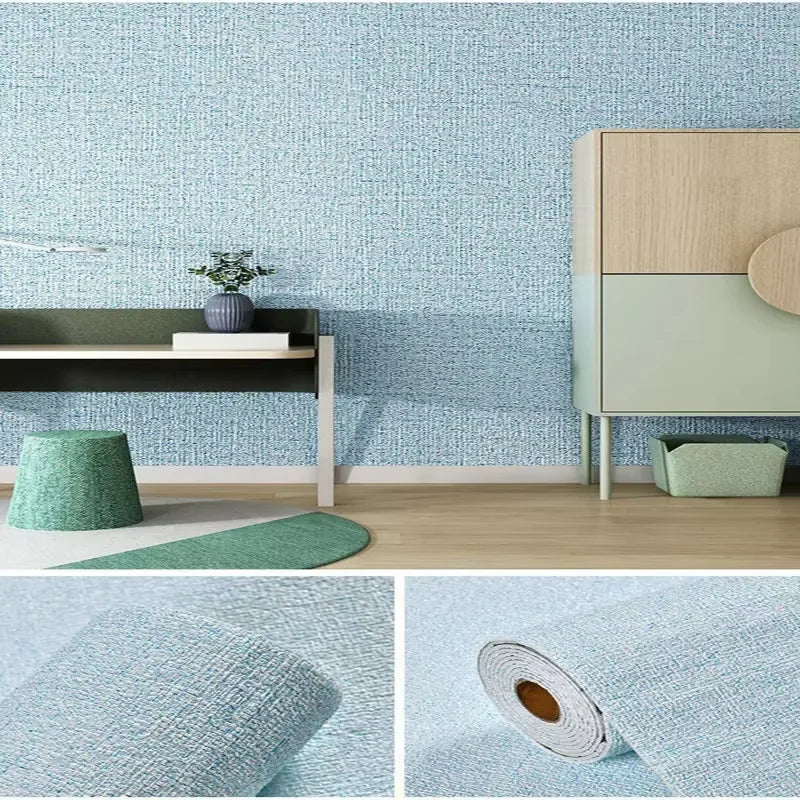 Zelfklevend Behang Linnen 3D 50cm Diatoom Wandpaneel Woonkamer Slaapkamer Muurdecoratie Zelfklevend Schuim Wandbekleding Rol