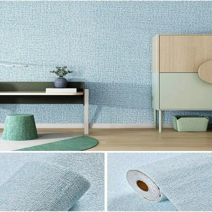 Zelfklevend Behang Linnen 3D 50cm Diatoom Wandpaneel Woonkamer Slaapkamer Muurdecoratie Zelfklevend Schuim Wandbekleding Rol