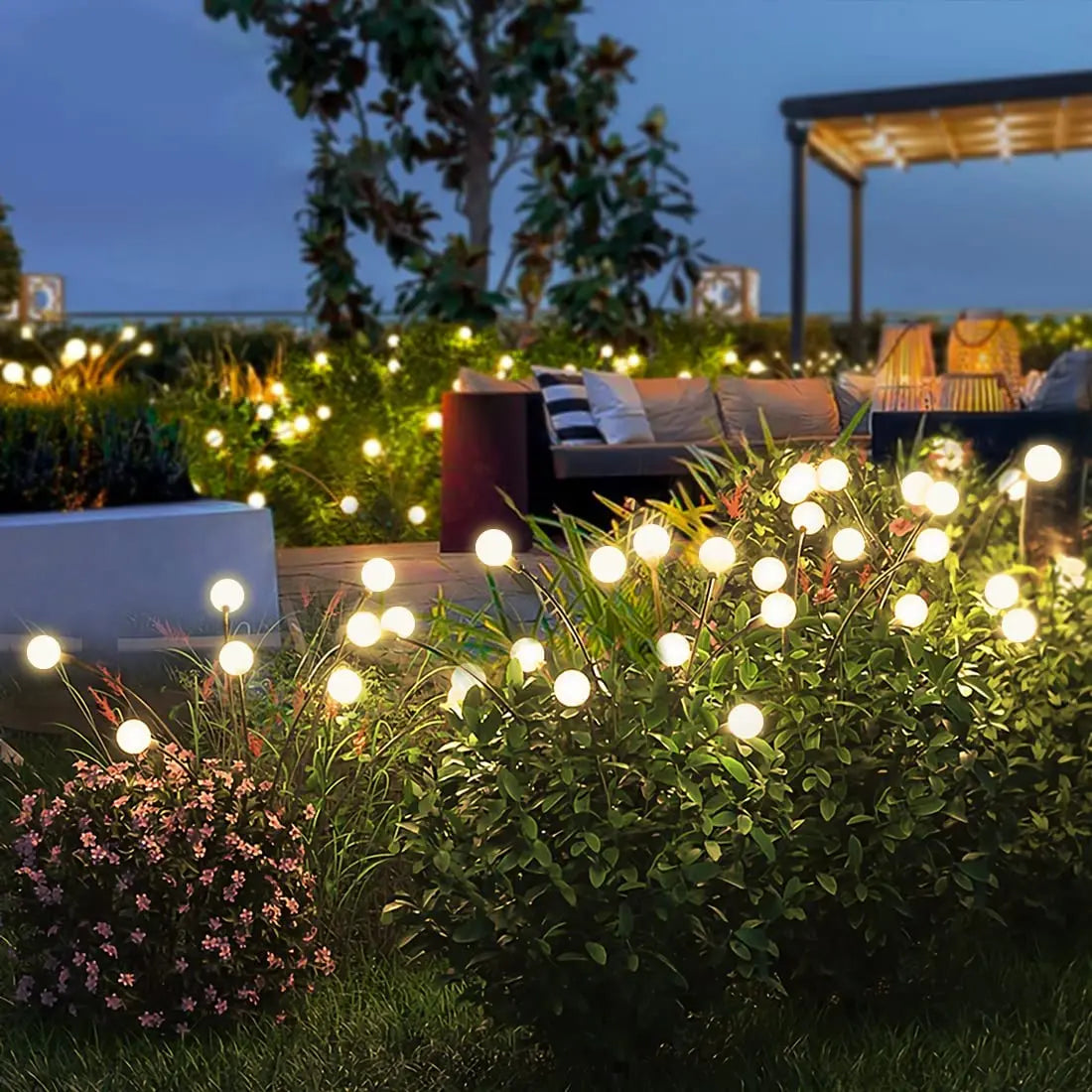 Vuurvlieg Tuinlamp Zonne-energie 20 LED Warm Wit Buitenlamp
