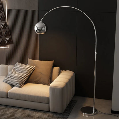 Boog Vloerlamp Metaal Verstelbaar E27 110cm Modern Woonkamer