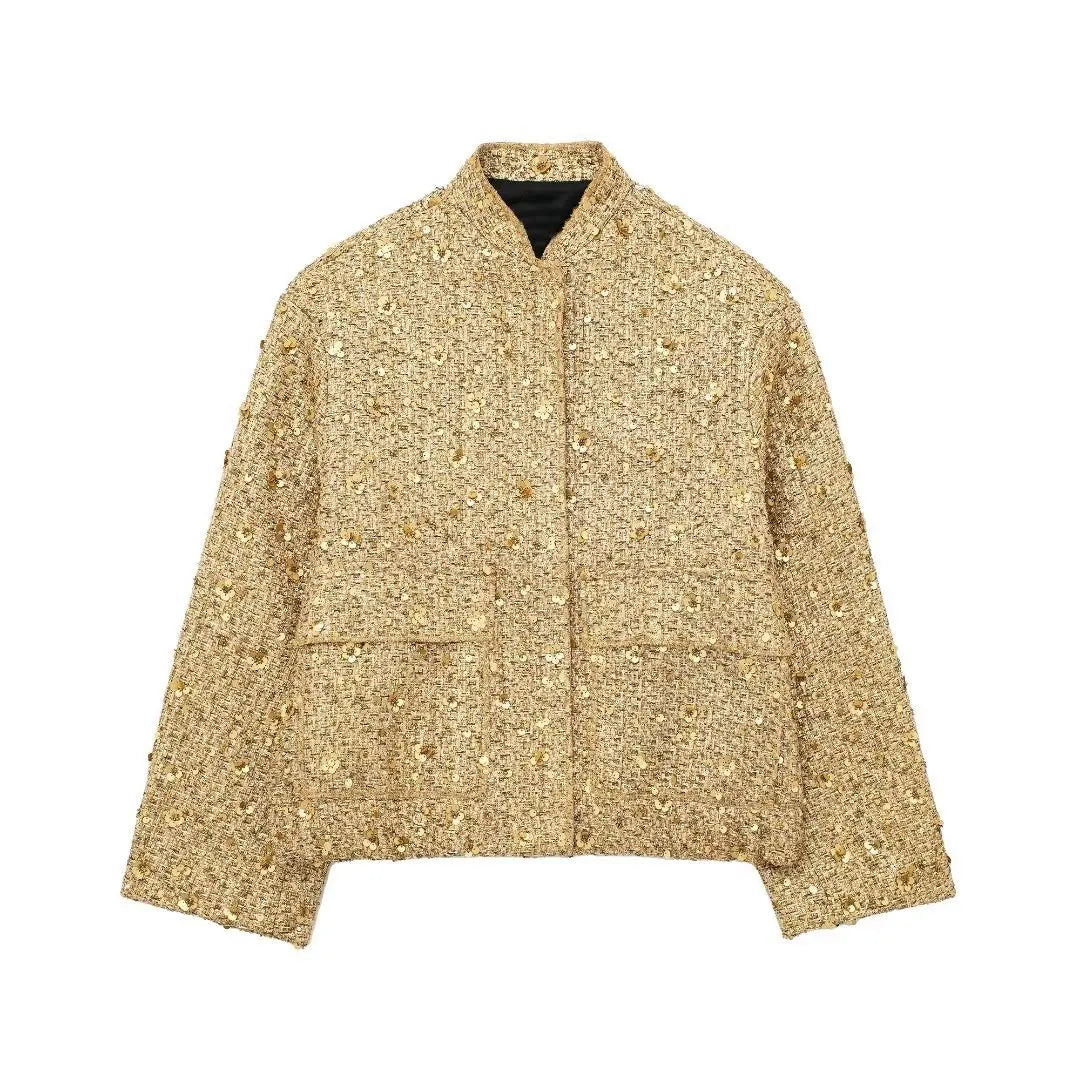 Luxe Tussenjas Zwart Goud Zilver Stijlvol Comfortabel